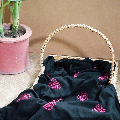 [PK0888-CW-SCF-007287] Embroidered Phulkari Shawl