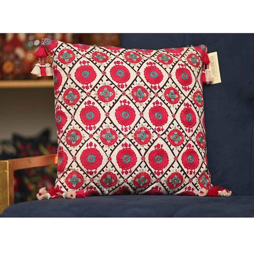 [PK2404-HM-CUS-008163] Hand Embroidered Cushion Cover