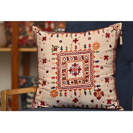 [PK2404-HM-CUS-008170] Hand Embroidered Cushion Cover