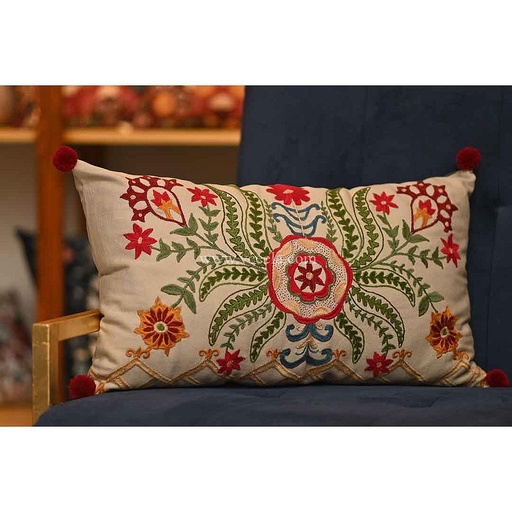 [PK2404-HM-CUS-008192] Hand Embroidered Cushion Cover