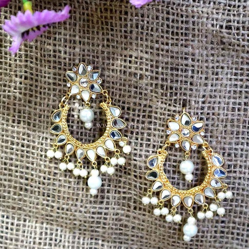 [PK2502-JW-EAR-008443] Earrings / Tops - Chandi Baandi