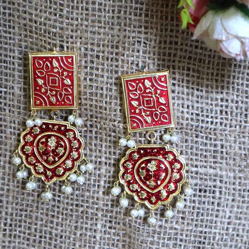[PK2502-JW-EAR-008444] Earrings / Tops - Meena Baandi